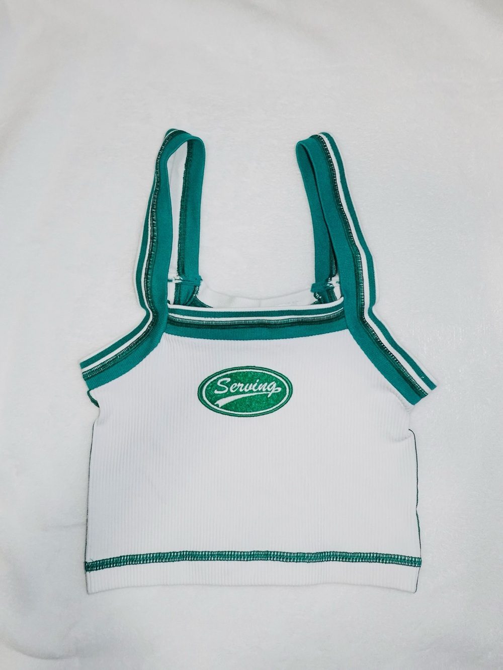 Out From Under Doubles Patch Graphic
Seamless Ribbed Knit Tank Top - XS/ S